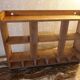 Ceramic and pine spice shelf
