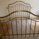 Early 20th century brass bed