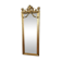 Miroir avec un ange en bois doré et stuc 166x61cm