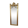 Miroir avec un ange en bois doré et stuc 166x61cm