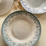 Mix and match old deep plates.