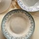 Mix and match old deep plates.