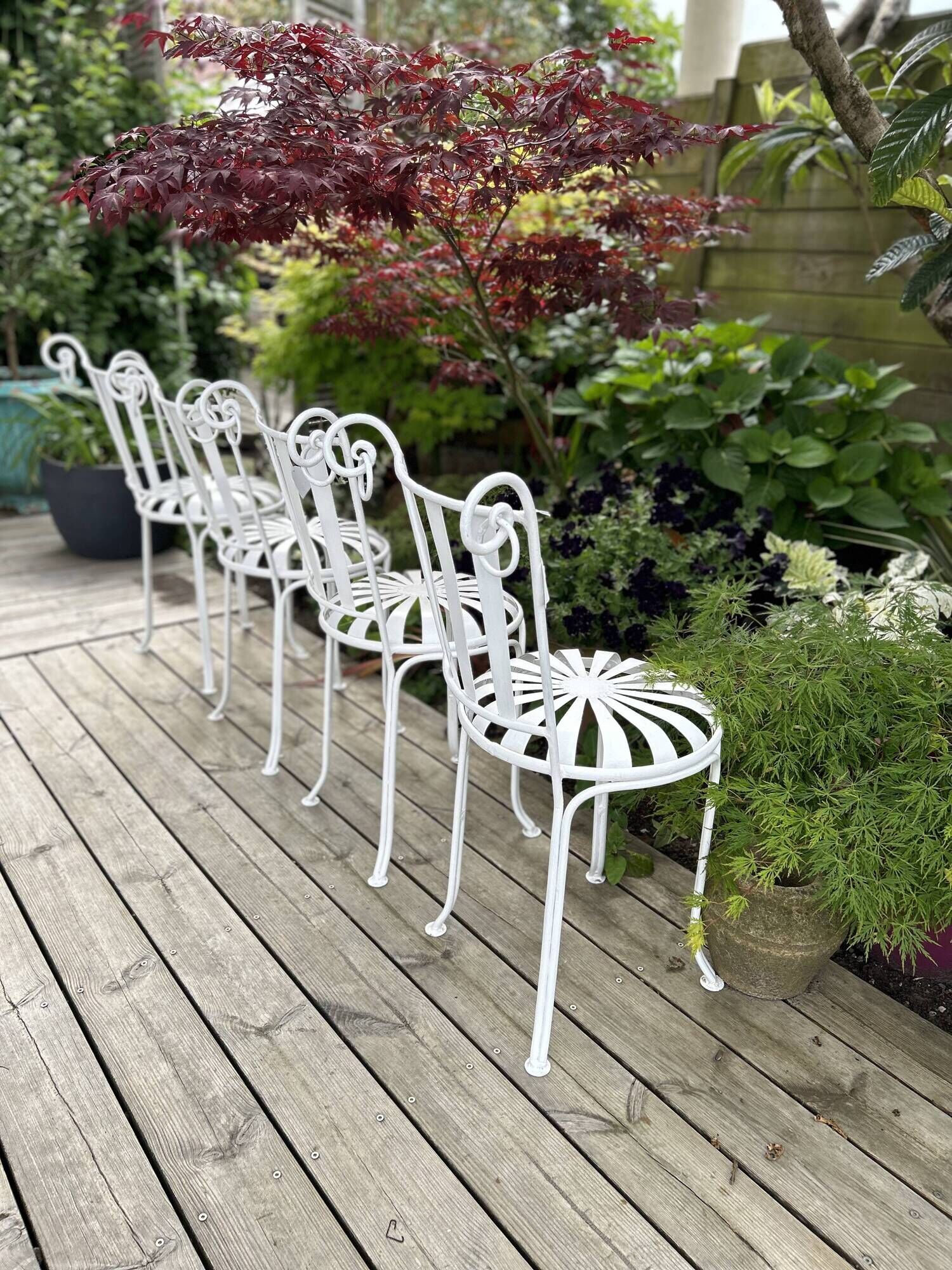 Vintage garden chairs by Francois CARRE