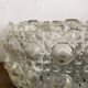 Small vintage molded glass ceiling light 15 cm