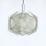 Vintage wire pendant lamp attributed to Paul Secon for Sompex, Germany, 1970s.