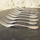 Set of nine silver cutlery