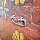 Afghan dowry chest in painted wood