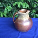 Pitcher in two-tone glazed stoneware