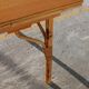 Vintage Bamboo Extendable Table