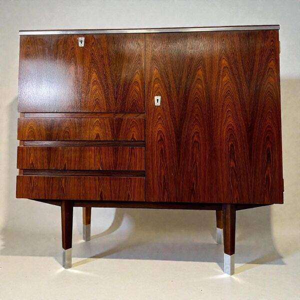 Buffet vintage en palissandre / meuble bar / buffet