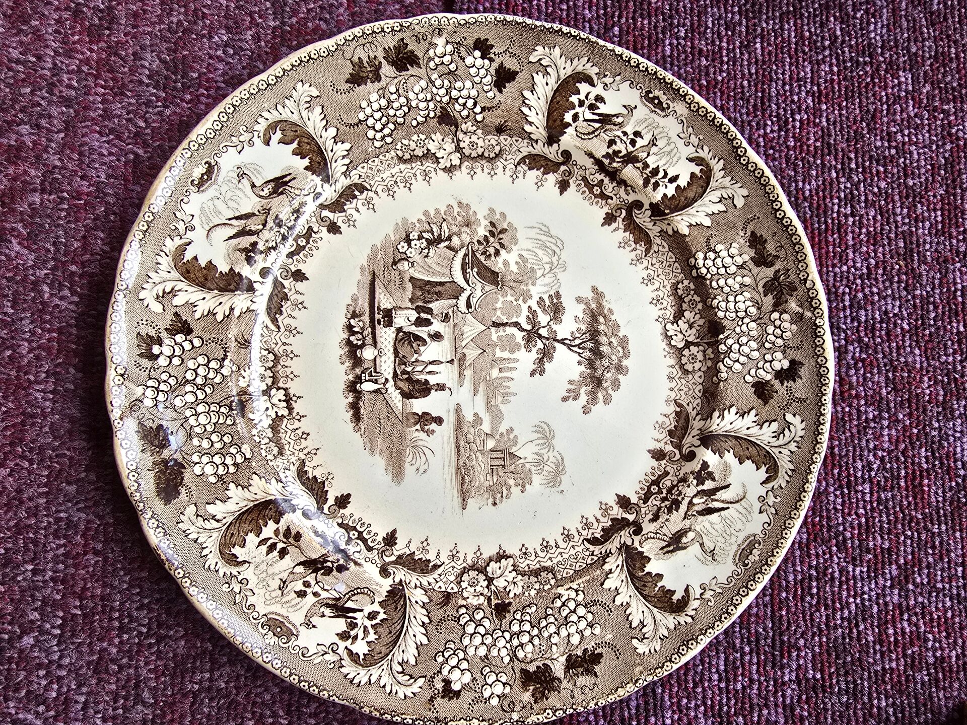 2 assiettes orientalistes XIXe siècle