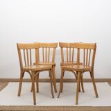 BAUMANN bentwood bistro chairs, set of 4
