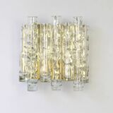 Pair of large Murano glass wall sconces by Doria, Germany, 1960s.