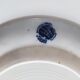 Paire d'assiettes anglaises décor bleu