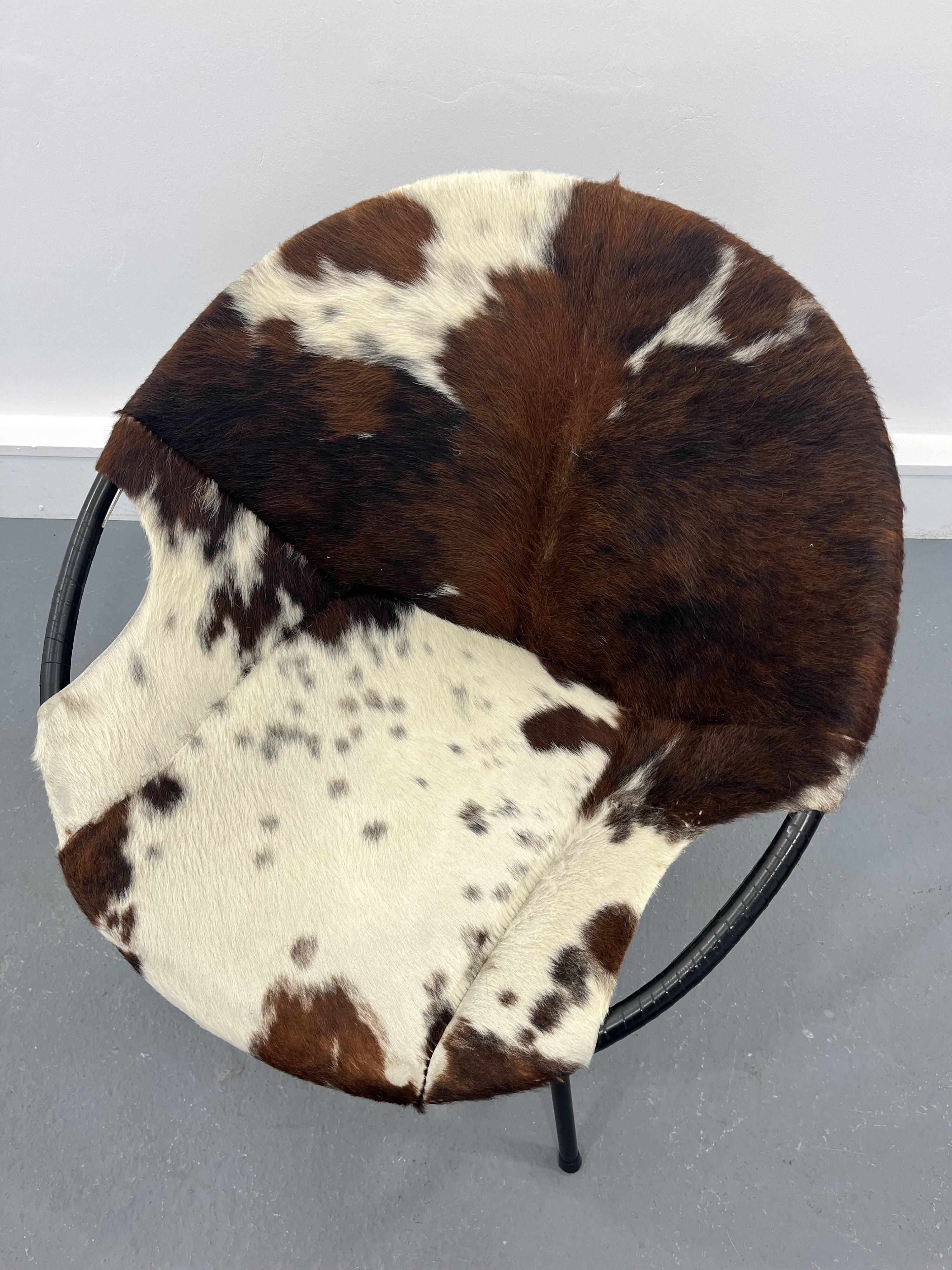 Mid-century swivel balloon armchair from Lusch & Co 1960s