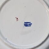 Antique Longchamp ironstone plate – Rouennais model