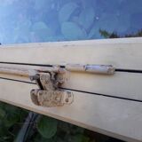 Wooden canopy 3 windows with bellows and abbatant