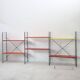 Tomado shelf in coloured metal floor shelves from 1958.