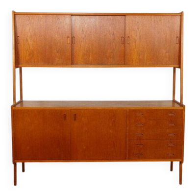 Buffet vintage   Armoire murale   Teck   175 cm