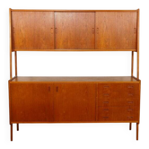 Vintage highboard | Wall cabinet | Teak | 175 cm