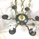 Empire chandelier with 6 lights