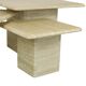 Set of 3 Vintage Travertine Nest Tables Coffee Tables Italy 1970s Design Side Table