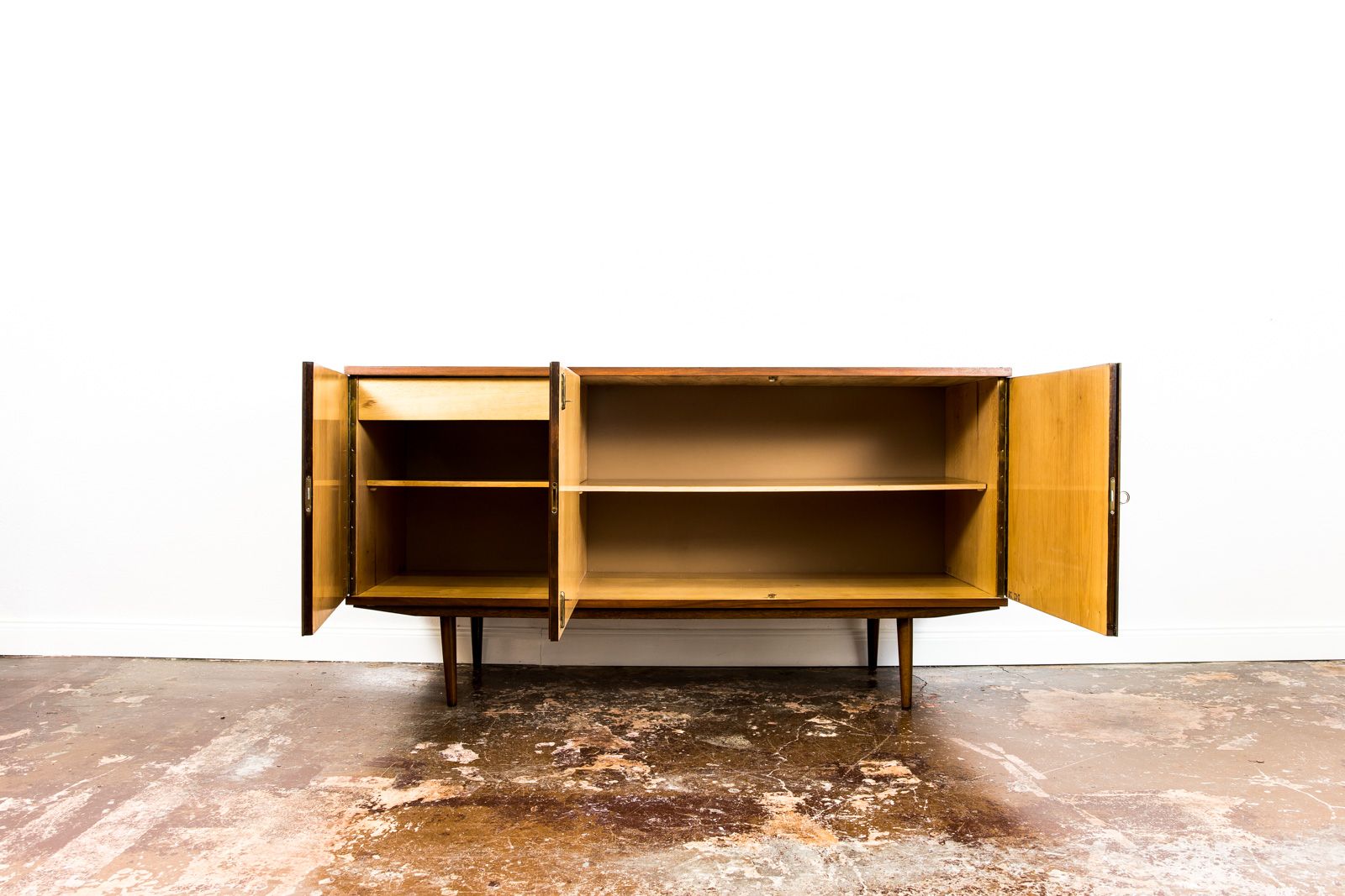 Vintage sideboard by Łódzkie Fabryki Mebli, Poland 1970s
