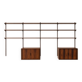 Rosewood Shelving System By Kai Kristiansen For Feldballes Møbler. 1960s.
