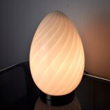 Blown glass egg chandelier, Spain, 1970