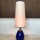 Large glazed ceramic art table lamp from Krösselbach, West-Germany, 1960s