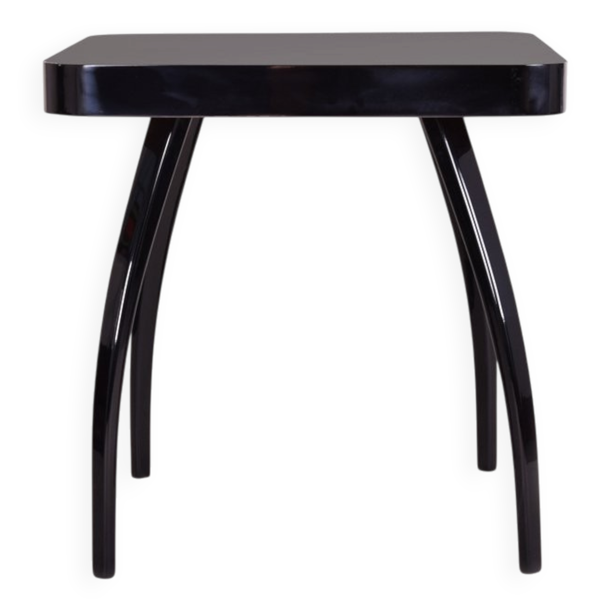 Small Art Deco Table attributed to Jindřich Halabala for Up Závody, Former Czechoslovakia, 1940s