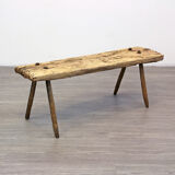 Rustic "wabi-sabi" bench