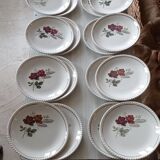 Set of sixteen flat plates