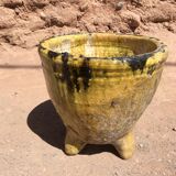 Poterie de tamegroute cache pot émaillée