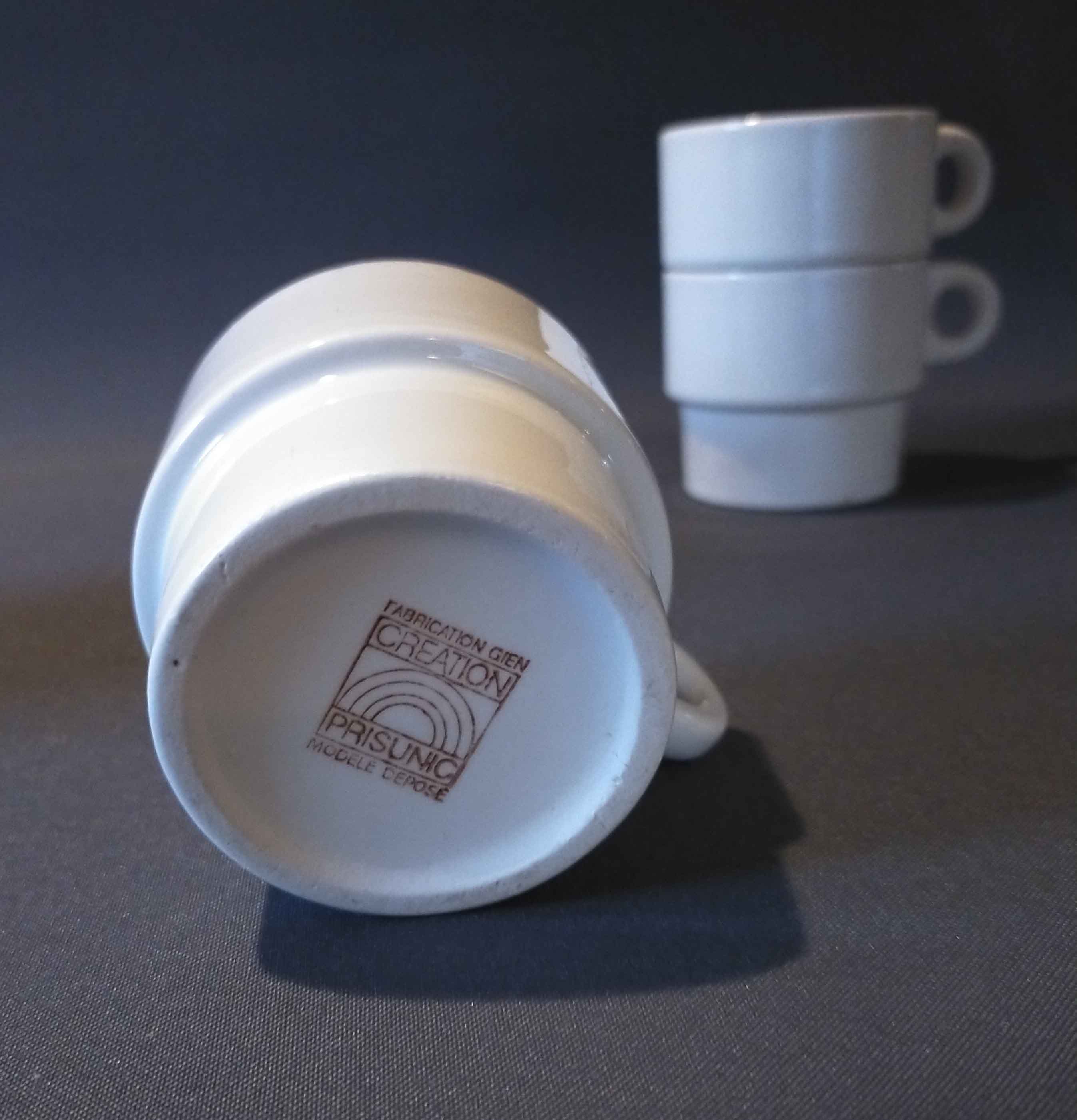 Mismatched set of 7 antique cups