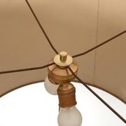 Lampe de sol en bambou vintage par Ingo Maurer