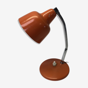 Lampe de table vintage orange