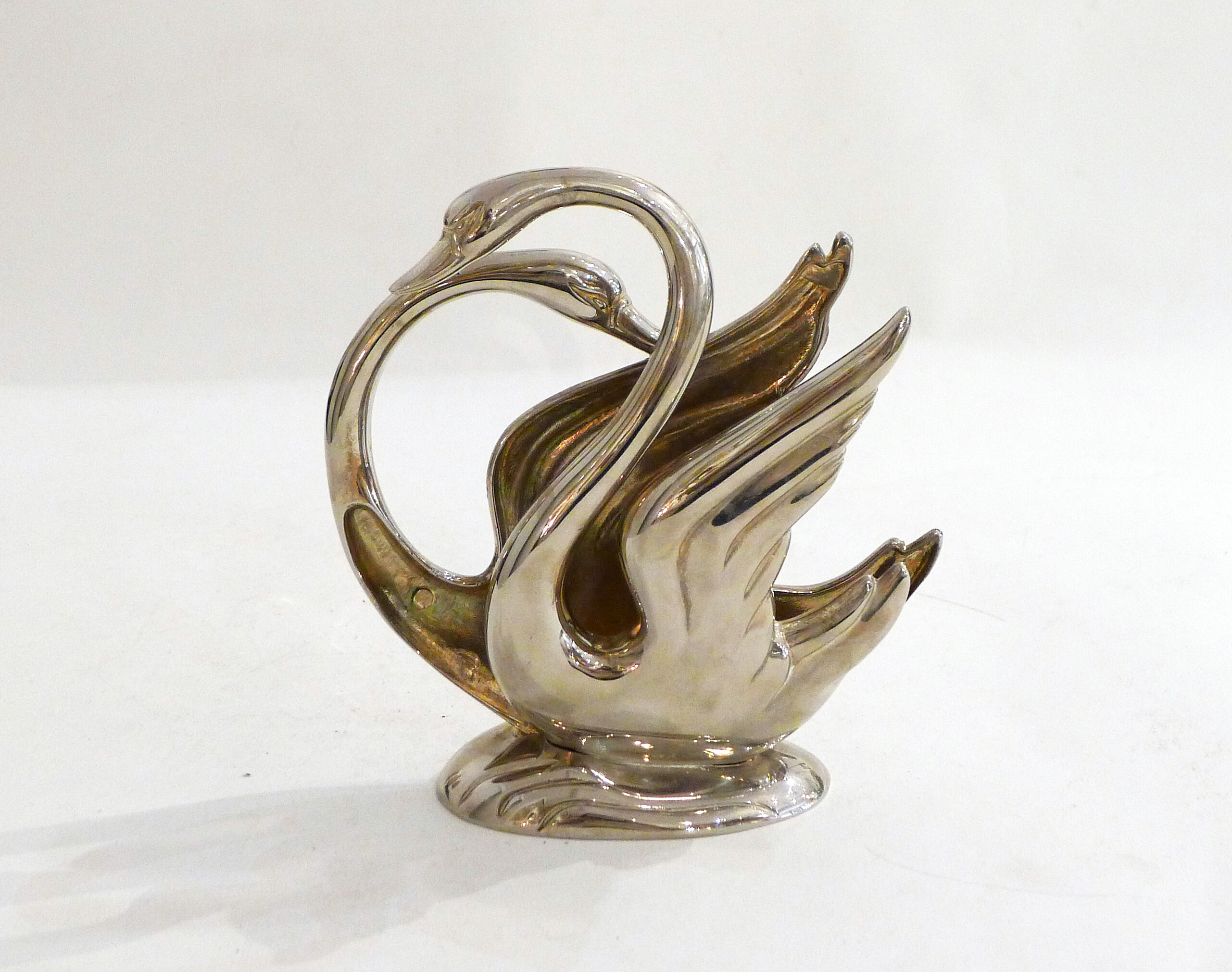 Silver swan towel racks