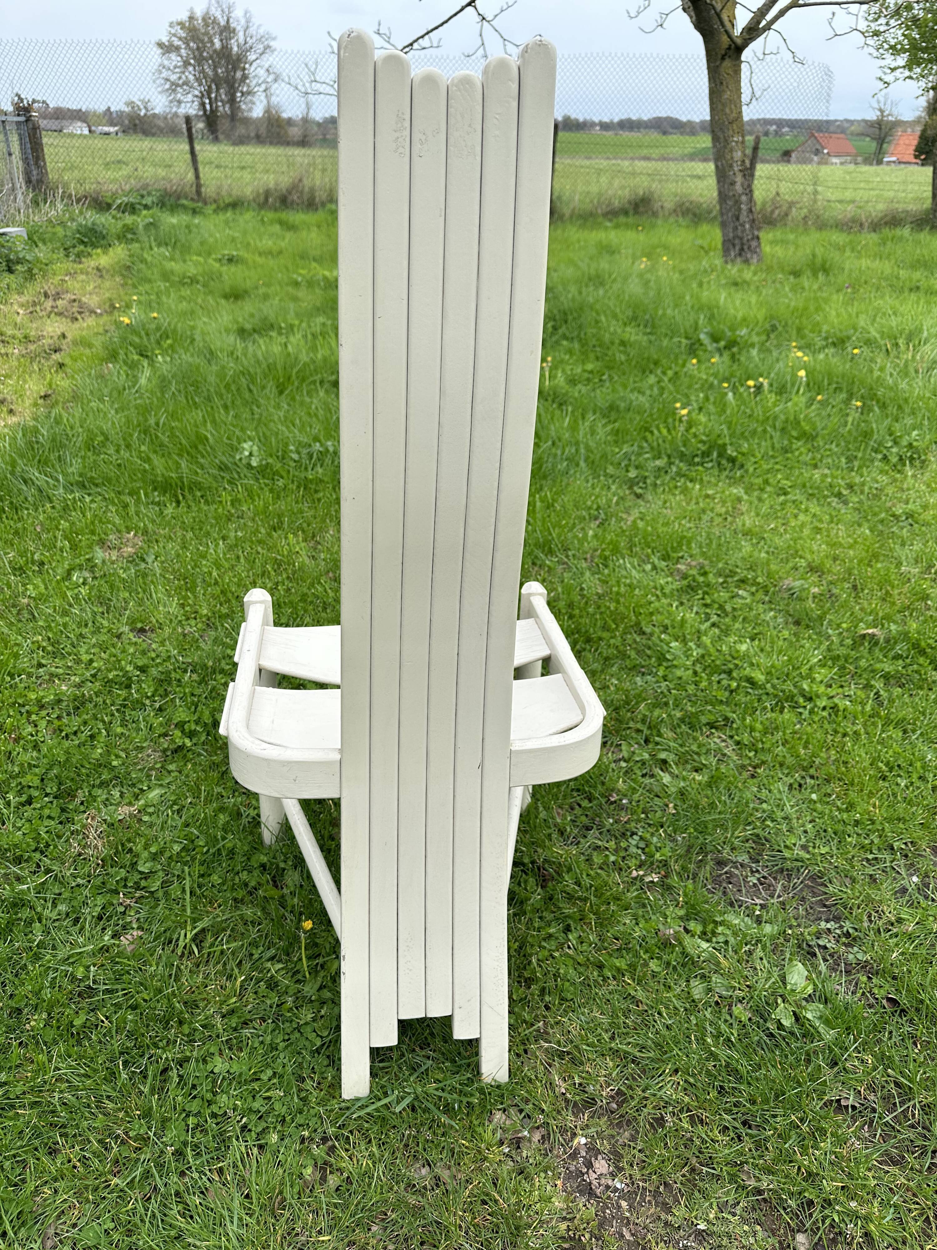 Modernist solid wood chair