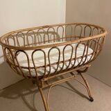 Rattan cradle