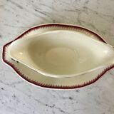 Saucière Villeroy & Boch La Louvière Belgian manufacture in Iron Earth early twentieth century