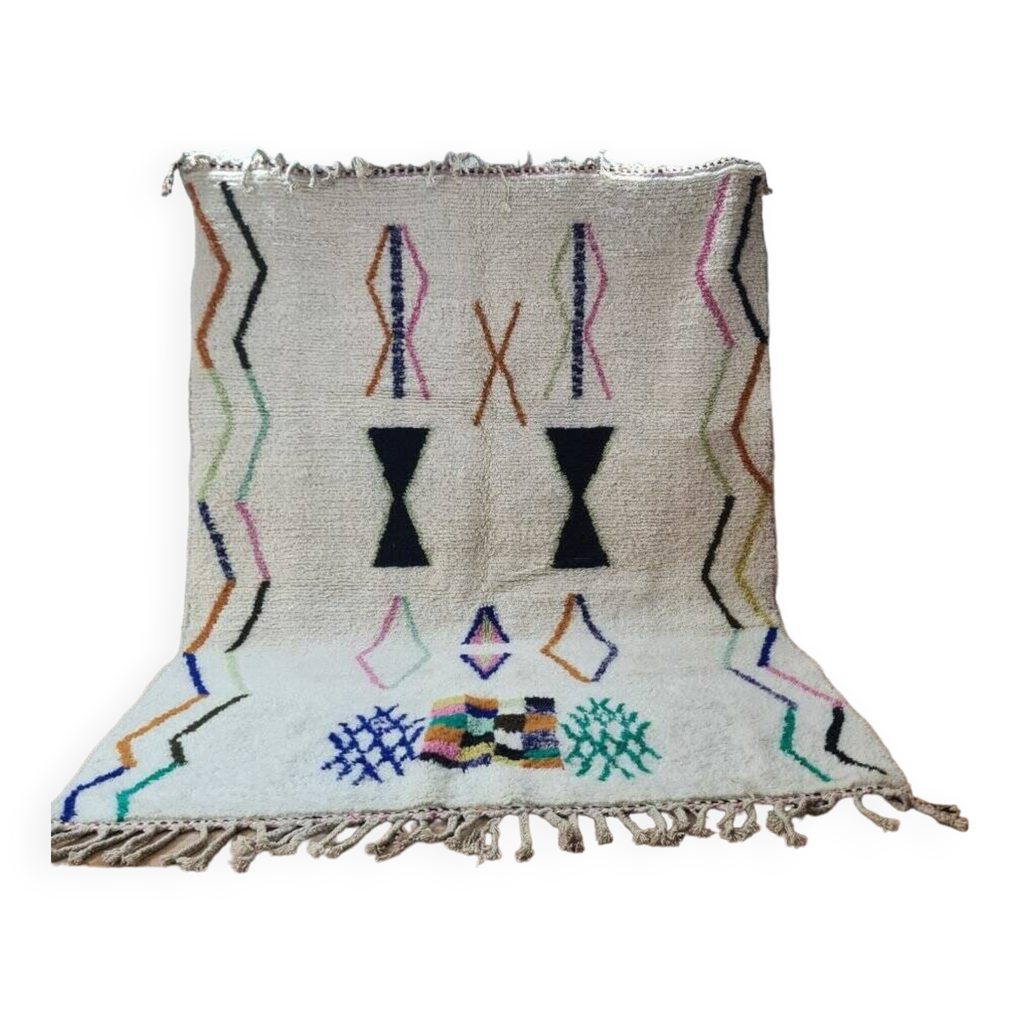 Handmade Beni Ouarain rug 300x200 cm