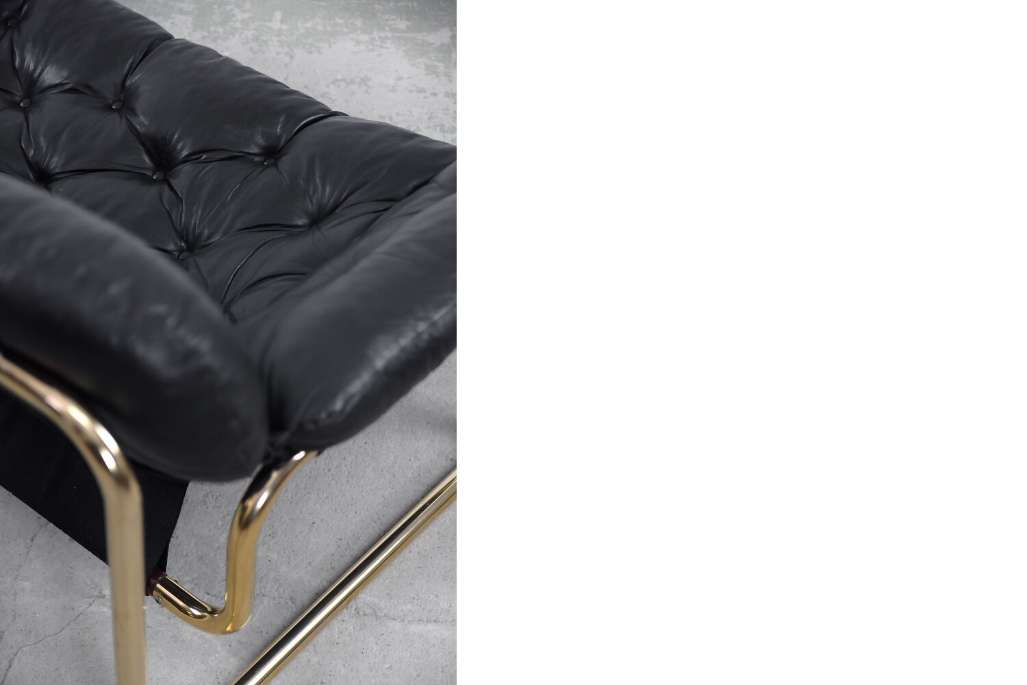 Canapé scandinave en cuir par John-Bertil Häggström pour Swed-Form, 1970