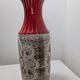 Vase Bay Keramik West Germany red vintage 70s - model 68/25