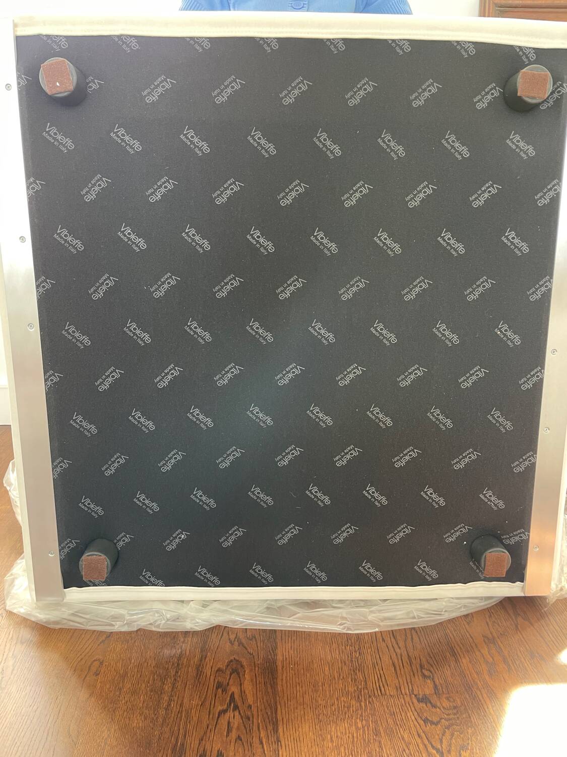 Large square Italian design pouf