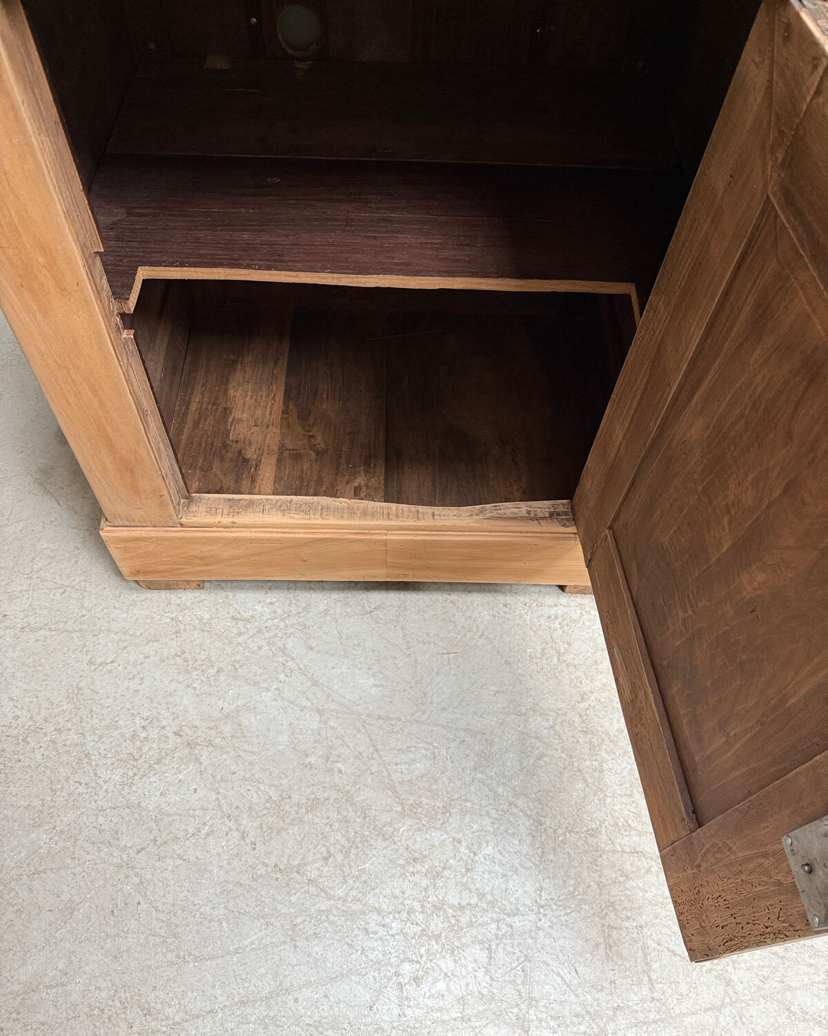 Large walnut jam cupboard (restored)