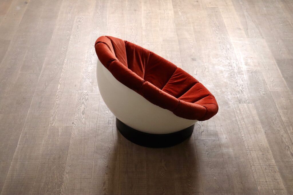 Luciano Frigerio Girasole lounge chair, Italy 1960s