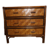 commode rotin