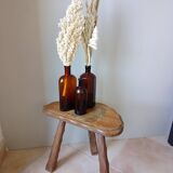 Tabouret tripode bois