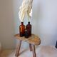 Wood tripod stool